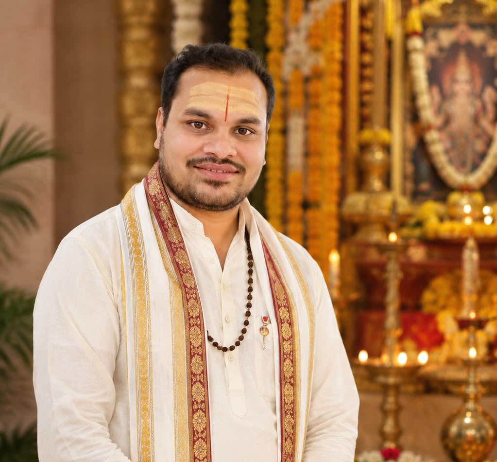 Pandit Akhil Dev Guruji at Trimbakeshwar